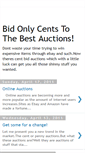 Mobile Screenshot of centbidauctions.blogspot.com