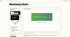 Desktop Screenshot of musicbang-charts.blogspot.com