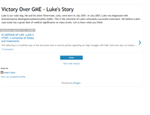 Tablet Screenshot of lukesgmevictory.blogspot.com