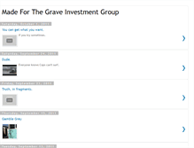 Tablet Screenshot of madeforthegrave.blogspot.com