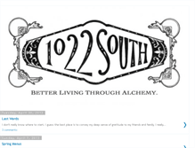 Tablet Screenshot of 1022south.blogspot.com