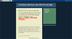 Desktop Screenshot of free-iphone-ipodtouch.blogspot.com