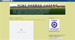 Desktop Screenshot of minihuertocasero.blogspot.com