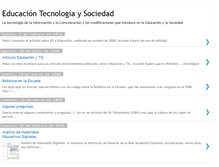 Tablet Screenshot of educacion-y-sociedad.blogspot.com