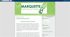 Desktop Screenshot of marquettenutrition.blogspot.com