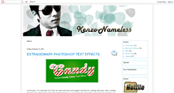 Desktop Screenshot of kenzo-nameless.blogspot.com