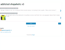 Tablet Screenshot of addicted-shopaholic-x.blogspot.com