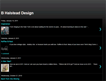 Tablet Screenshot of bhalsteaddesign.blogspot.com
