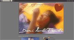 Desktop Screenshot of demi-fansite.blogspot.com