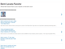 Tablet Screenshot of demi-fansite.blogspot.com