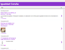 Tablet Screenshot of igualdadcoruna.blogspot.com