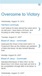 Mobile Screenshot of overcome-to-victory.blogspot.com