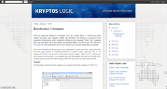 Desktop Screenshot of kryptoslogic.blogspot.com