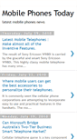 Mobile Screenshot of mobilephones-today.blogspot.com