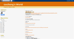 Desktop Screenshot of cwcheng.blogspot.com