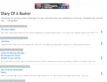 Tablet Screenshot of buskersdiary.blogspot.com