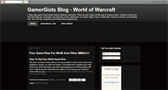 Desktop Screenshot of gamergist.blogspot.com