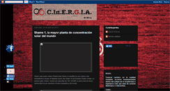 Desktop Screenshot of cinergiaaqp.blogspot.com