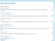Tablet Screenshot of estaesmificcion.blogspot.com