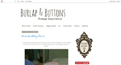 Desktop Screenshot of burlapandbuttons.blogspot.com