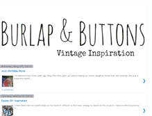 Tablet Screenshot of burlapandbuttons.blogspot.com