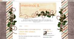 Desktop Screenshot of meninas-e-mimos.blogspot.com