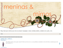 Tablet Screenshot of meninas-e-mimos.blogspot.com