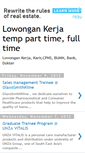 Mobile Screenshot of lowongankerja-temp.blogspot.com
