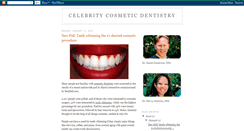 Desktop Screenshot of celebritycosmeticdentistry.blogspot.com