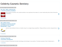 Tablet Screenshot of celebritycosmeticdentistry.blogspot.com