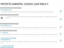 Tablet Screenshot of ambientalcolegiojuanpabloii.blogspot.com