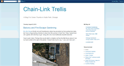 Desktop Screenshot of chainlinktrellis.blogspot.com