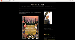 Desktop Screenshot of noursdance.blogspot.com