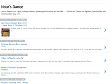 Tablet Screenshot of noursdance.blogspot.com