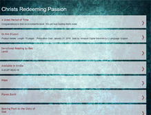 Tablet Screenshot of christs-redeeming-passion.blogspot.com