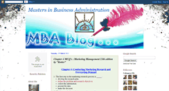 Desktop Screenshot of mastersinbusinessadministration.blogspot.com