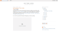 Desktop Screenshot of onthelinefeed.blogspot.com