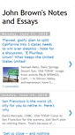 Mobile Screenshot of johnbrownnotesandessays.blogspot.com
