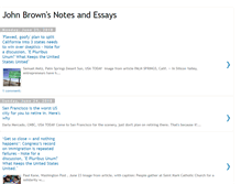 Tablet Screenshot of johnbrownnotesandessays.blogspot.com
