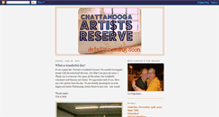 Desktop Screenshot of chattanoogaartistsreserve.blogspot.com