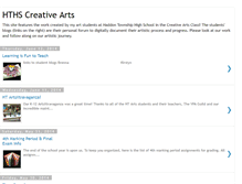 Tablet Screenshot of creativeartsclass.blogspot.com