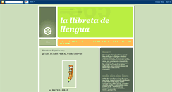 Desktop Screenshot of lallibretadellengua.blogspot.com