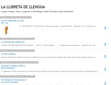 Tablet Screenshot of lallibretadellengua.blogspot.com