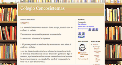Desktop Screenshot of colegiocencosistemas.blogspot.com