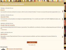 Tablet Screenshot of colegiocencosistemas.blogspot.com