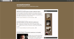 Desktop Screenshot of accessceramics.blogspot.com