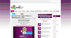 Desktop Screenshot of euro2012livestreaming.blogspot.com