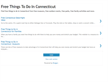 Tablet Screenshot of freethingstodoinconnecticut.blogspot.com