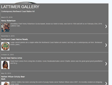 Tablet Screenshot of lattimergallery.blogspot.com