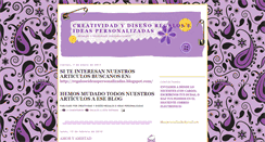 Desktop Screenshot of creatividadydisenoper.blogspot.com
